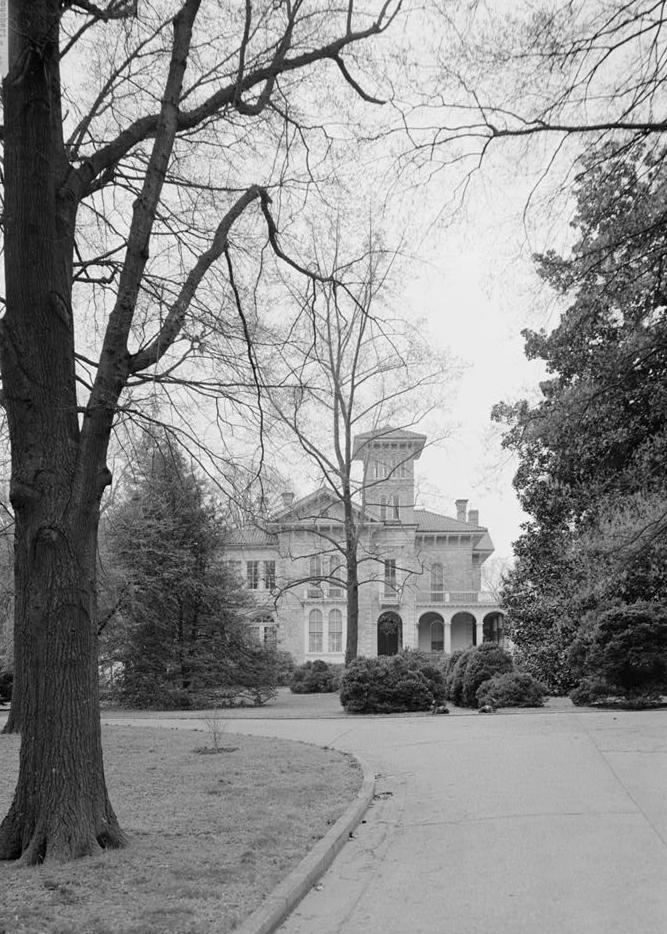 Annesdale House, Memphis Tennessee 1974 VIEW FROM NORTH
