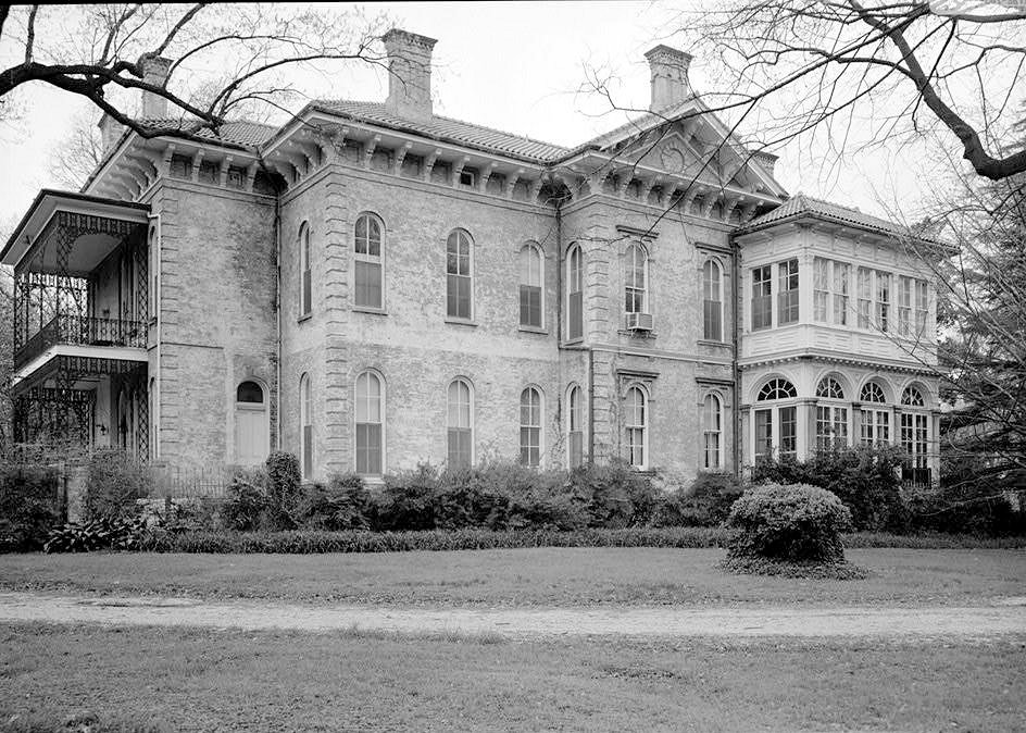 Annesdale House, Memphis Tennessee 1974 EAST ELEVATION