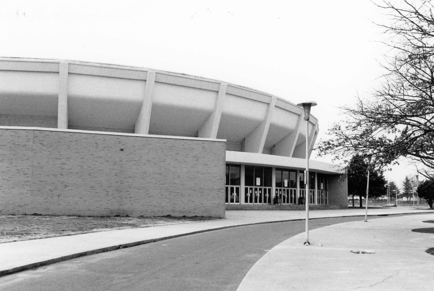 Mid-South Coliseum, Memphis Tennessee Detail of north elevation entrance (2000)