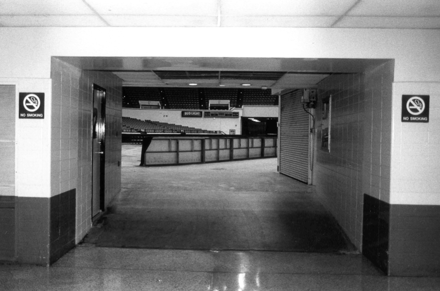 Mid-South Coliseum, Memphis Tennessee Entrance to arena, looking east (2000)