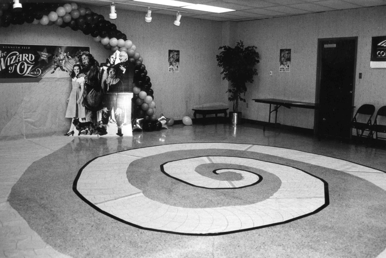 Mid-South Coliseum, Memphis Tennessee Typical main floor meeting room (2000)
