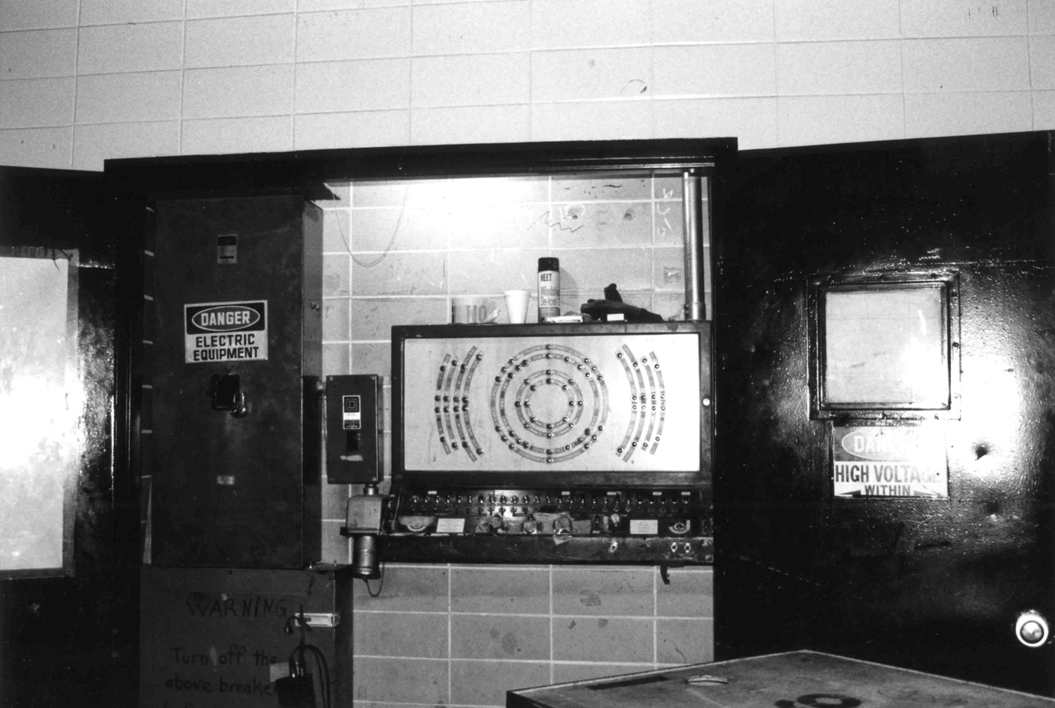 Mid-South Coliseum, Memphis Tennessee Electrical room in lower level (2000)