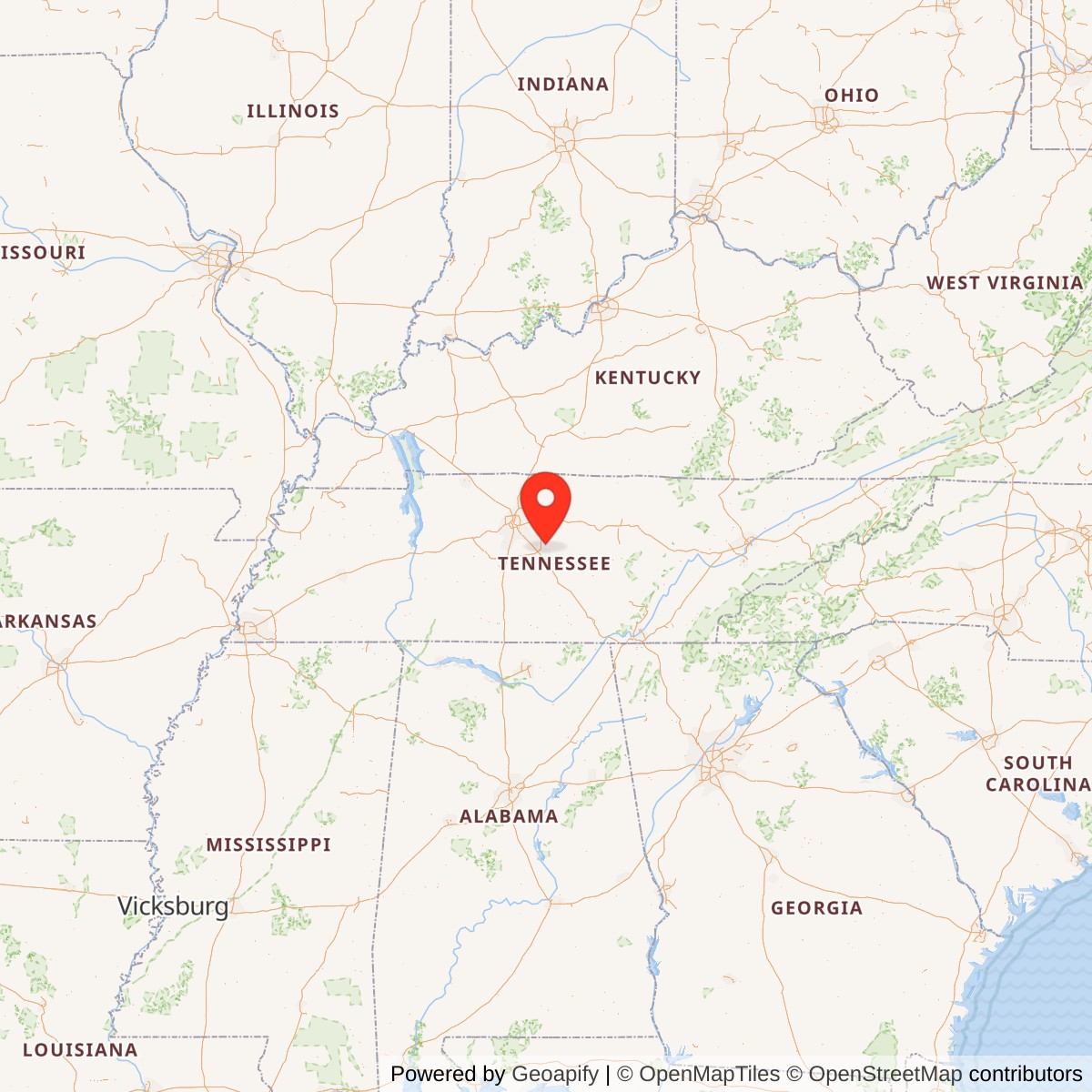 Walter Hill Hydroelectric Station State Map