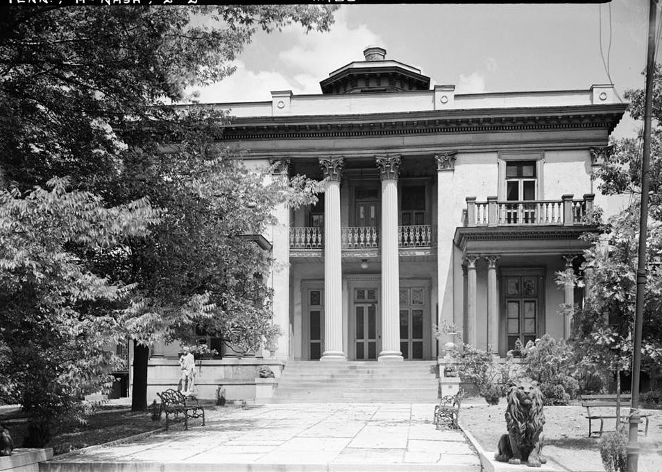 Belmont Mansion, Nashville Tennessee 1940 SOUTH ELEVATION.
