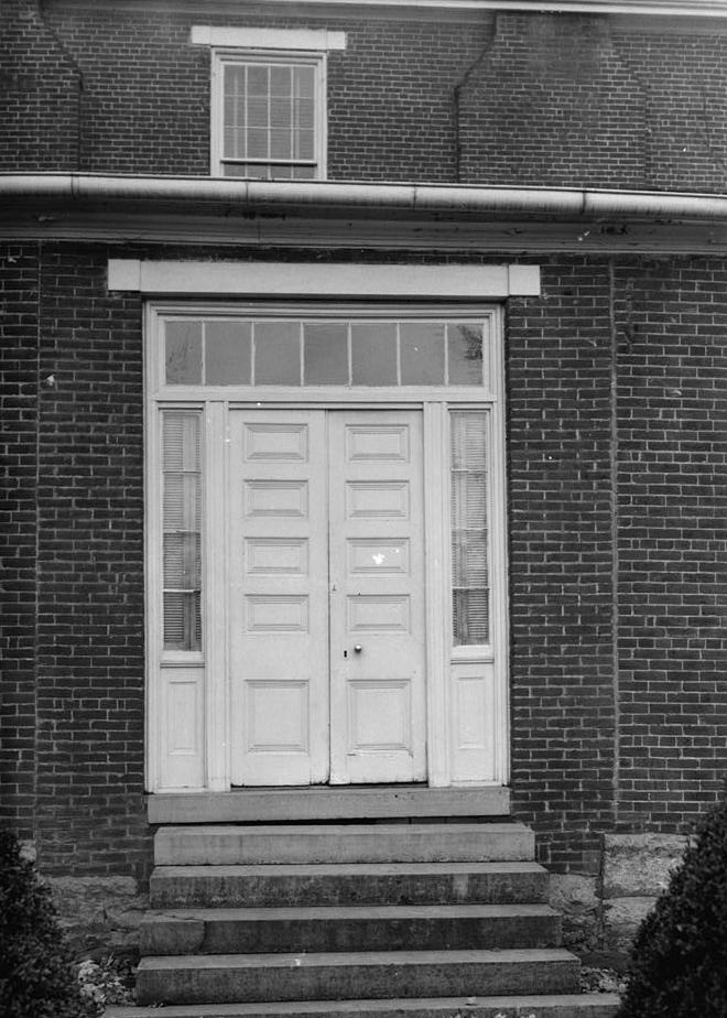 The Hermitage - Andrew Jackson House, Nashville Tennessee 1936 EXTERIOR ELEVATION, EAST ENTRANCE TO SERVICE HALL.