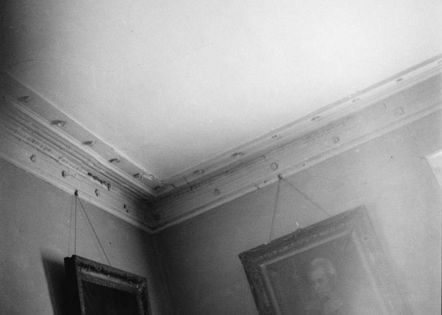 The Hermitage - Andrew Jackson House, Nashville Tennessee 1936 PLASTER CORNICE DINING ROOM.