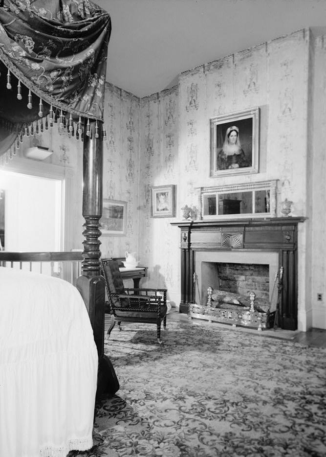 The Hermitage - Andrew Jackson House, Nashville Tennessee 1972 Second floor, Andrew Jackson Bedroom