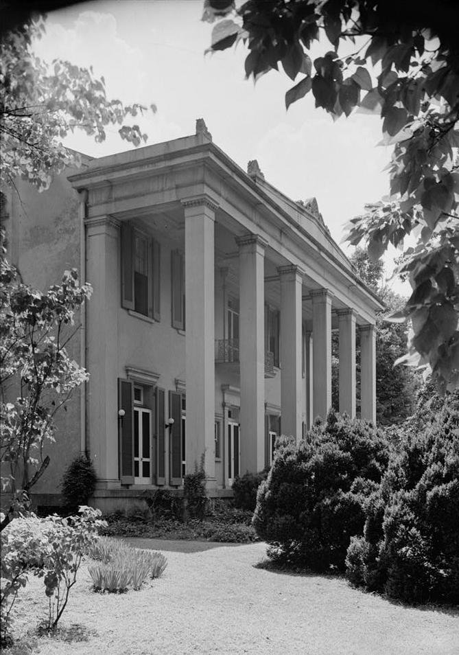 Belle Meade Plantation Mansion, Nashville Tennessee 1940 VIEW FROM NORTHEAST.