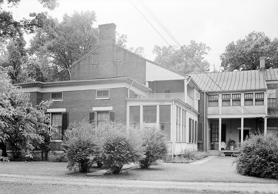 Belair Mansion, Nashville Tennessee 1940 VIEW FROM EAST.