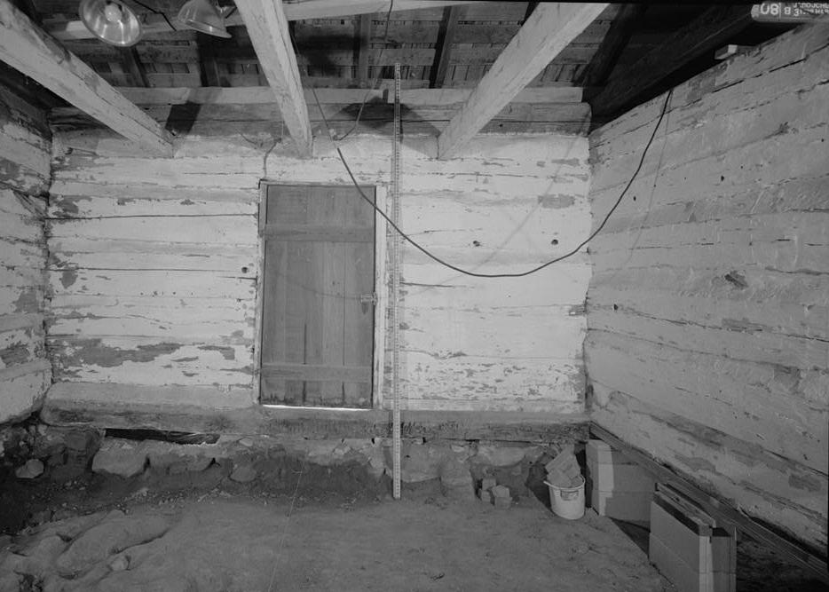 The Hermitage - Andrew Jackson House, Nashville Tennessee 1999 Interior of south pen, west wall
