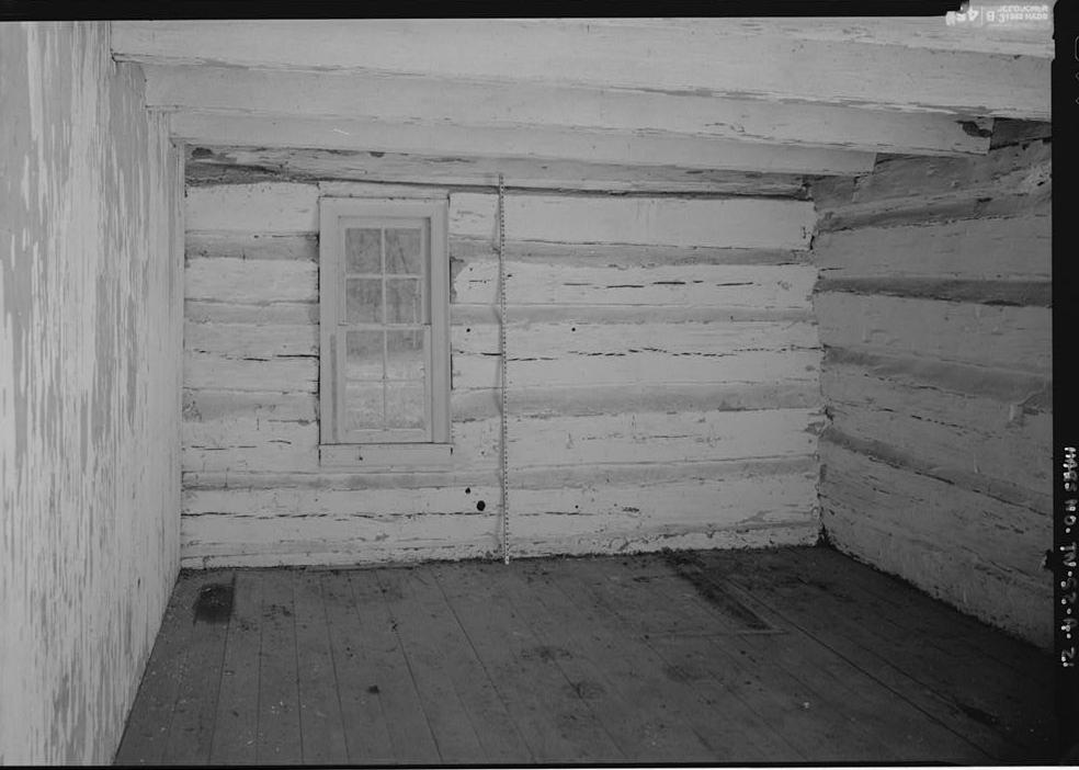 The Hermitage - Andrew Jackson House, Nashville Tennessee 1999 Interior of northeast room, looking from south to north showing the north wall & its window