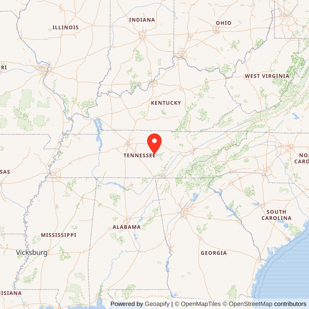Great Falls Hydroelectric Station State Map