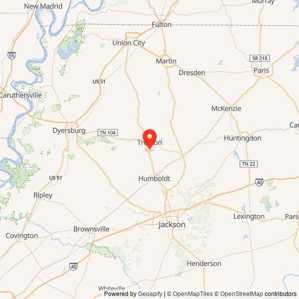 Peabody High School Location Map
