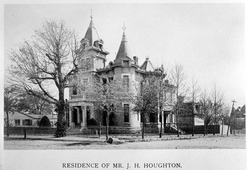 John H Houghton House, Austin Texas 1890 RESIDENCE OF MR. J.H. HOUGHTON