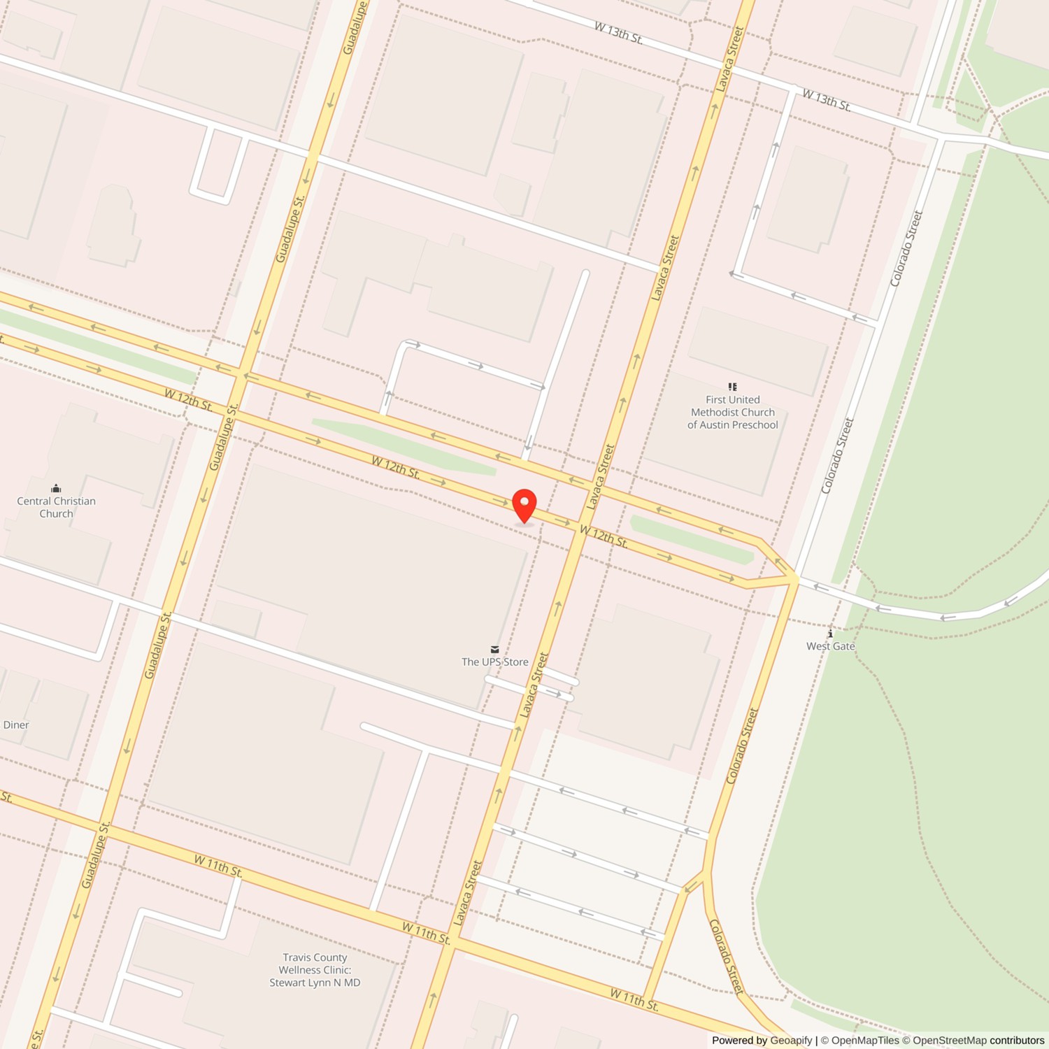 John H Houghton House Location Map