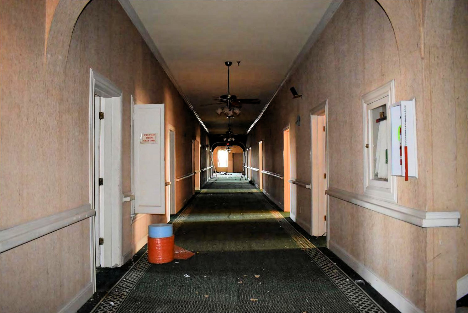 Ambassador Hotel, Dallas Texas Typical Floor Corridor (2019)