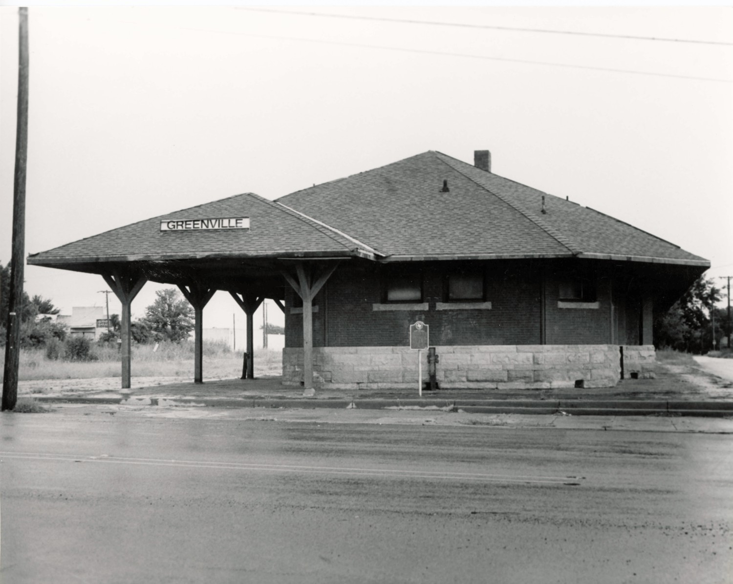 Katy Depot - MKT Railway Passenger Station, Greenville Texas South side adjacent to Lee Street (1996)