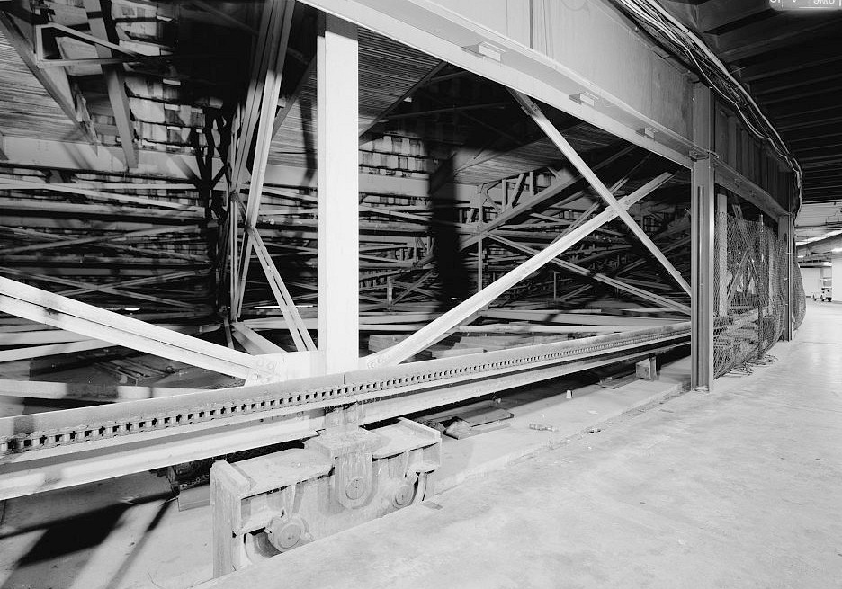 Houston Astrodome, Houston Texas 2004 SUBSTRUCTURE OF MOVEABLE SEATING.