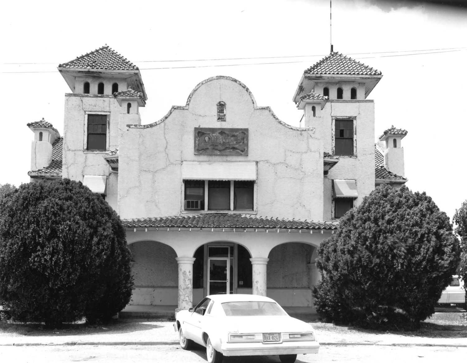 Quanah, Acme and Pacific Depot, Quanah Texas East elevation (1975)