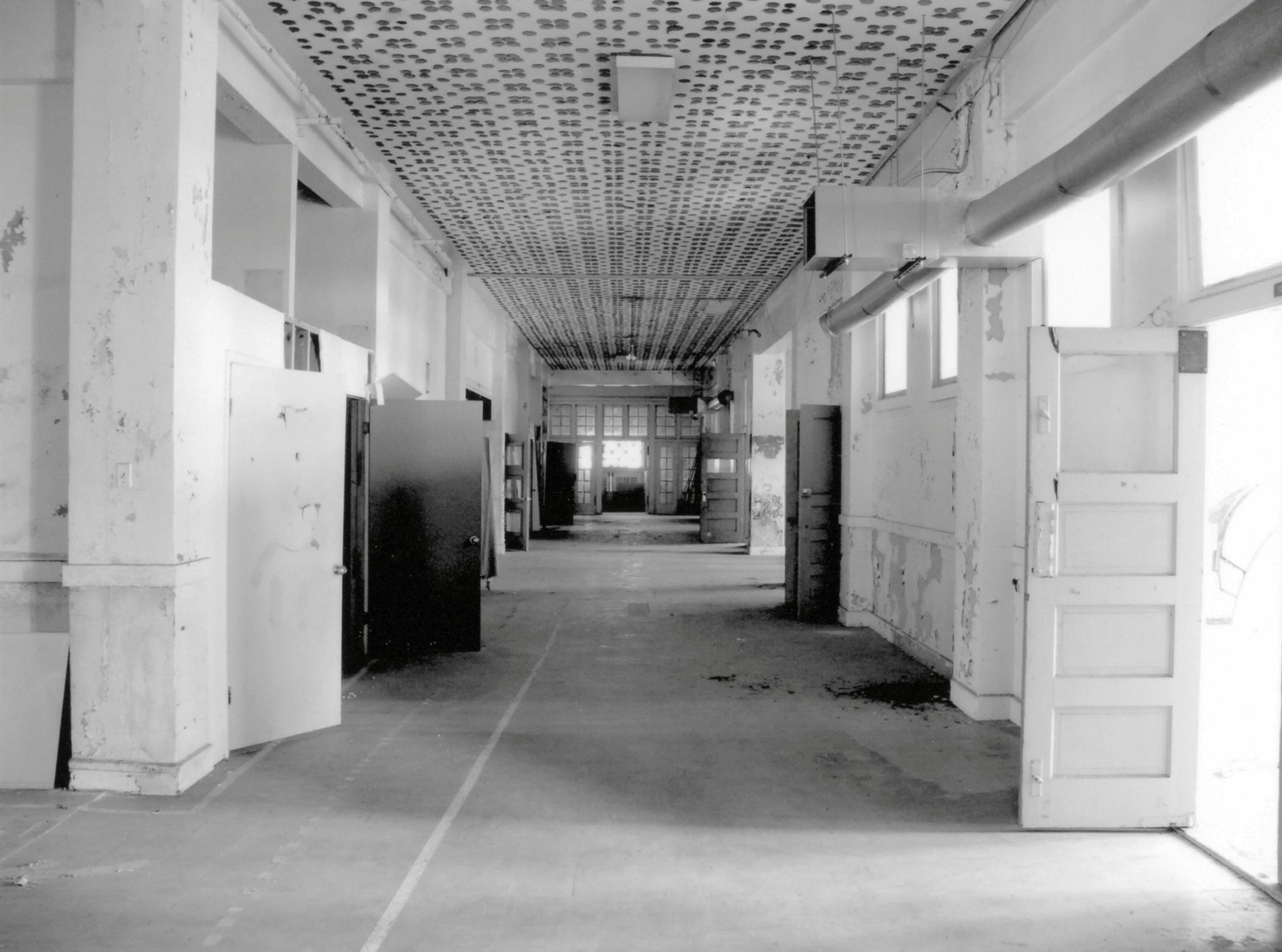 High School, second floor south corridor Camera facing east (2008)