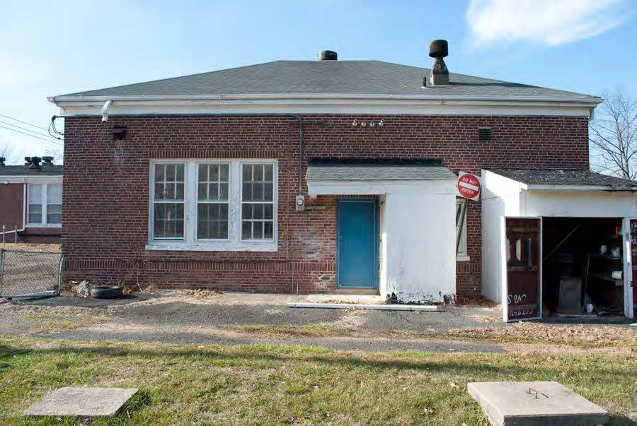Arcola Elementary School, Sterling Virginia Rear of 1951 gymnasium addition, east elevation (2012)