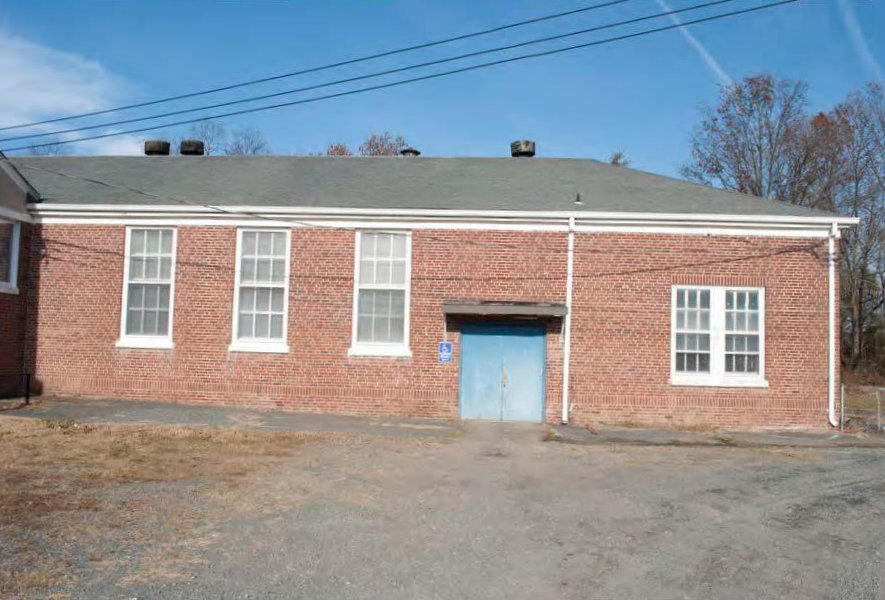 Arcola Elementary School, Sterling Virginia Side entrance of 1951 gymnasium addition, south elevation (2012)