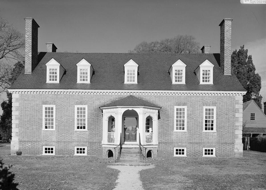 Gunston Hall, Mason Neck, Lorton Virginia SOUTH SIDE OF HOUSE