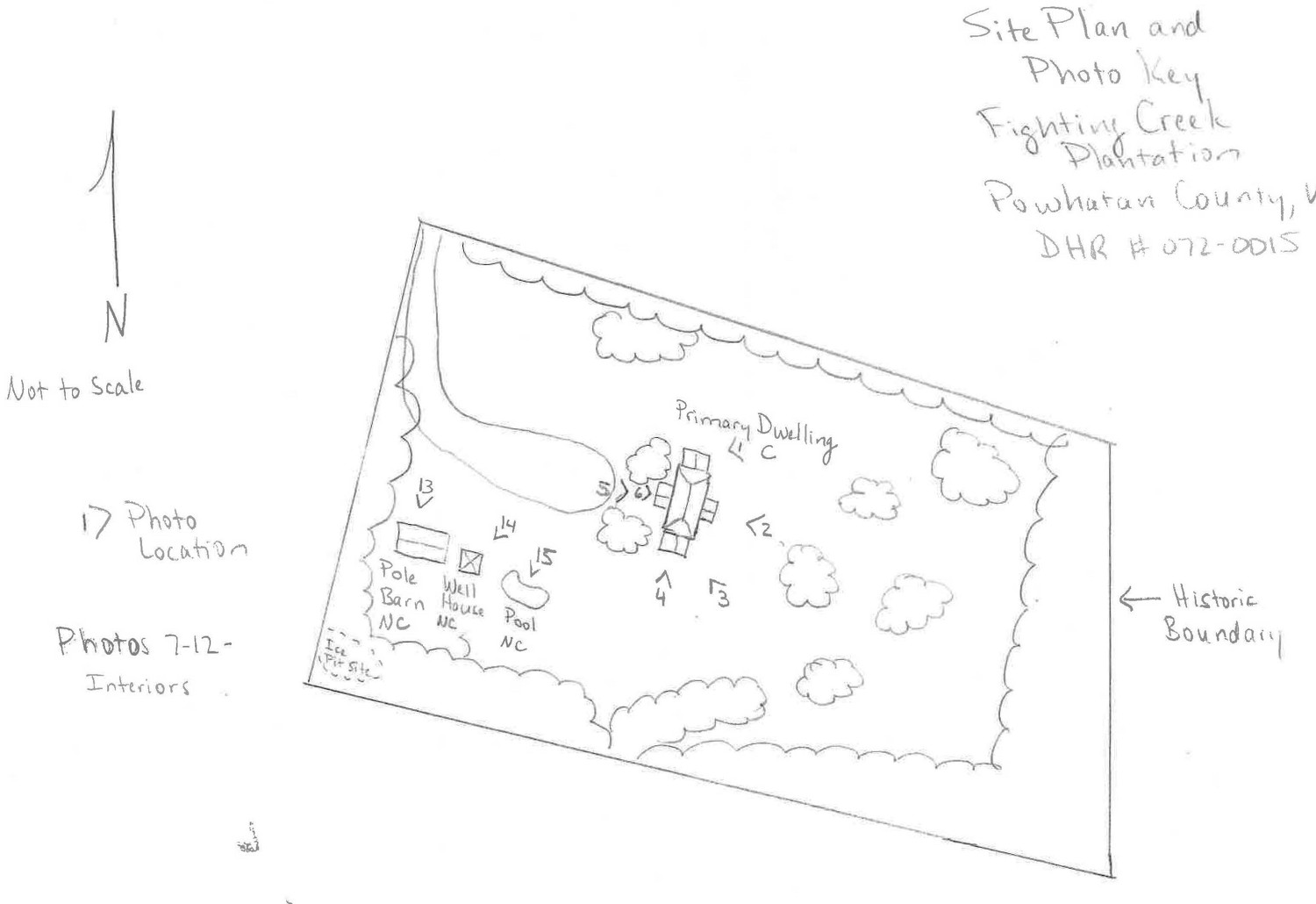 Fighting Creek Plantation, Powhatan Virginia Site Plan (2012)