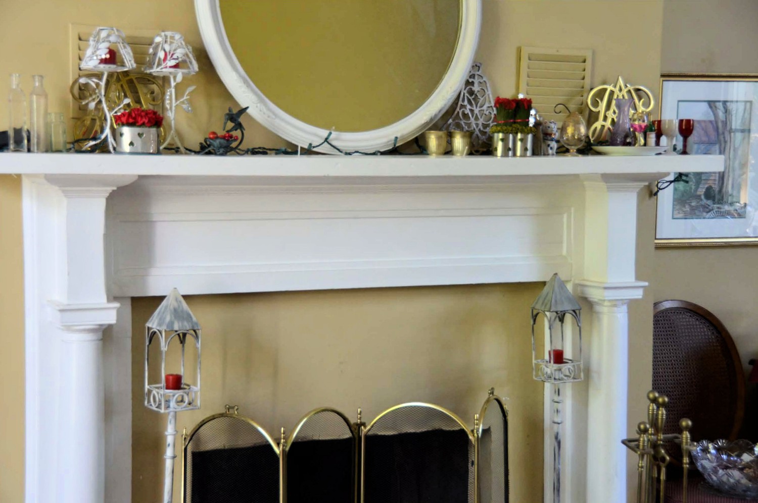 Fighting Creek Plantation, Powhatan Virginia Dining Room Mantel (2012)
