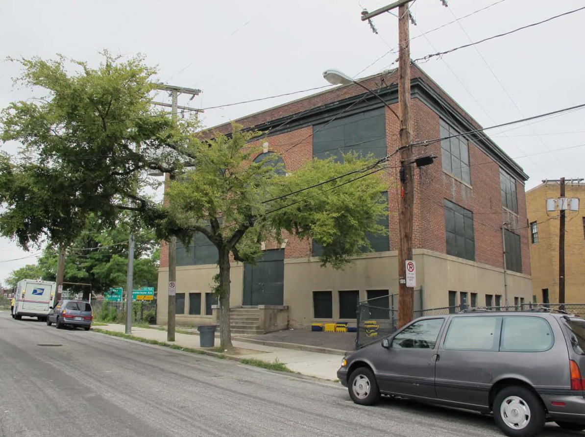 Baker Public School, Richmond Virginia 1913 Building North and west elevations (2015)