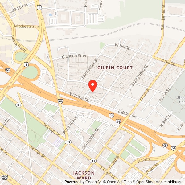 Baker Public School Location Map
