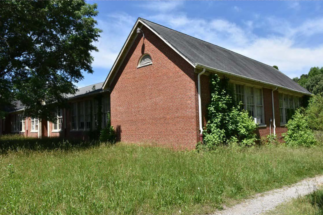 John Groom Elementary School, South Hill Virginia 1949 school, southeast (2017)