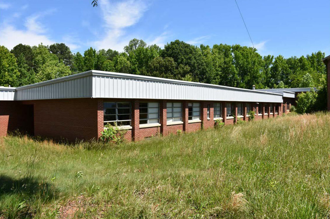 John Groom Elementary School, South Hill Virginia 1960 addition, southwest (2017)
