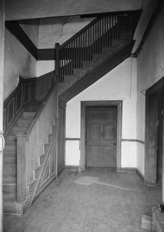 Menokin - Francis Lightfoot Lee House Ruins, Warsaw Virginia Stair hall