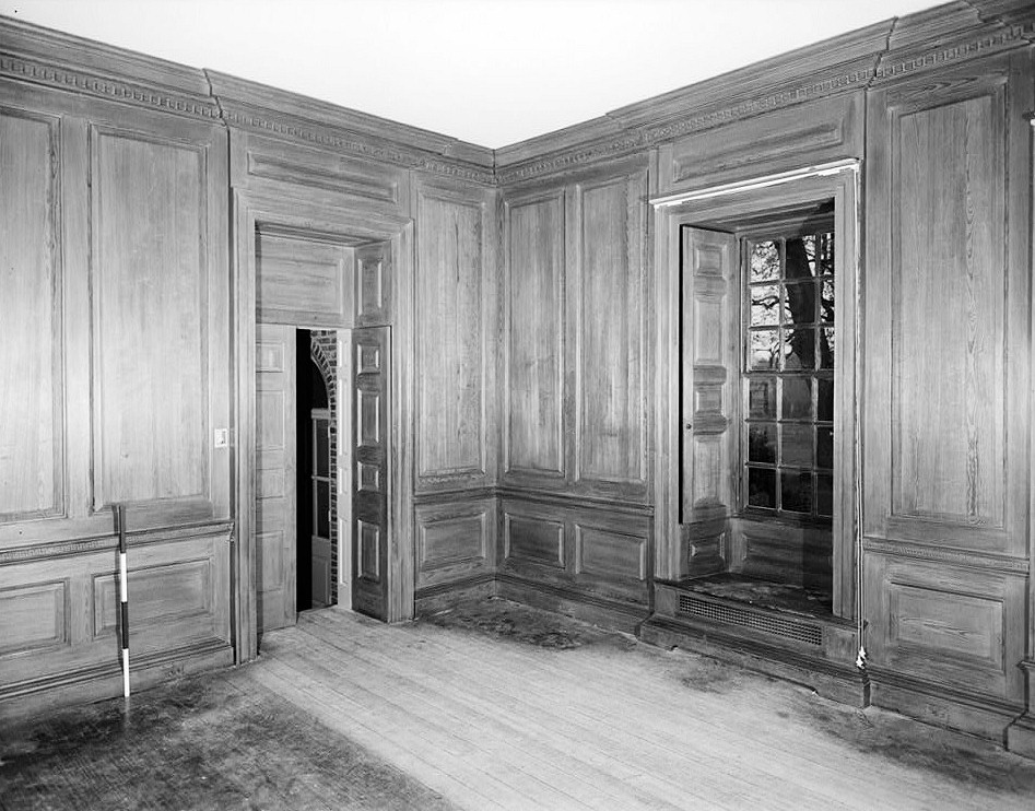 Carters Grove Mansion, Williamsburg Virginia 1975 SOUTHEAST ROOM LOOKING SOUTHEAST, MAIN HOUSE, FIRST FLOOR