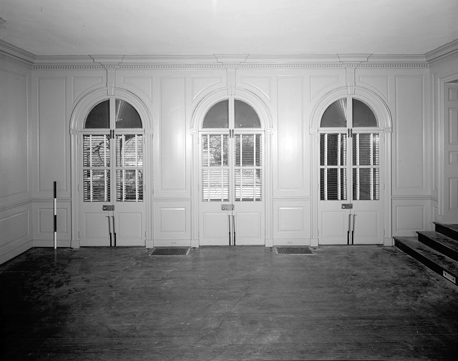 Carters Grove Mansion, Williamsburg Virginia 1975 NEW ROOM LOOKING NORTH, WEST CONNECTION, FIRST FLOOR