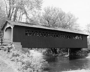 Silk Covered Bridge - Robinson Bridge, Bennington Vermont