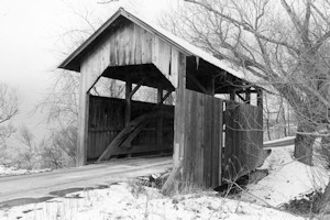 Holmes Creek Covered Bridge, Charlotte Vermont