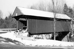 Red Covered Bridge - Chaffee Bridge, Morristown Vermont