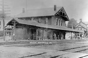 Central Vermont Railway Depot, Northfield Vermont
