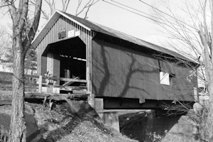 Lower Cox Brook Covered Bridge, Northfield Falls Vermont