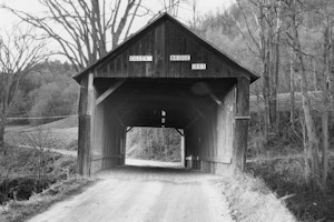 Cilley Covered Bridge, Tunbridge Vermont
