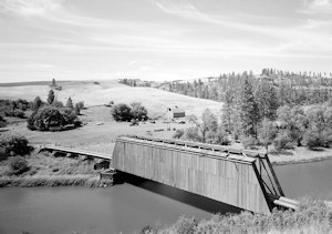 Harpole Covered Railroad Bridge, Colfax Washington