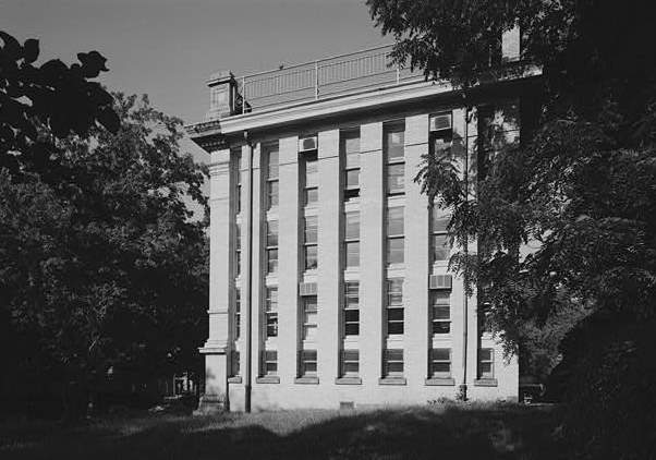 The Volta Bureau (Alexander Graham Bell Association for the Deaf), Washington DC 1969 EAST (REAR) ELEVATION SHOWING WINDOWS OF STACK AREA