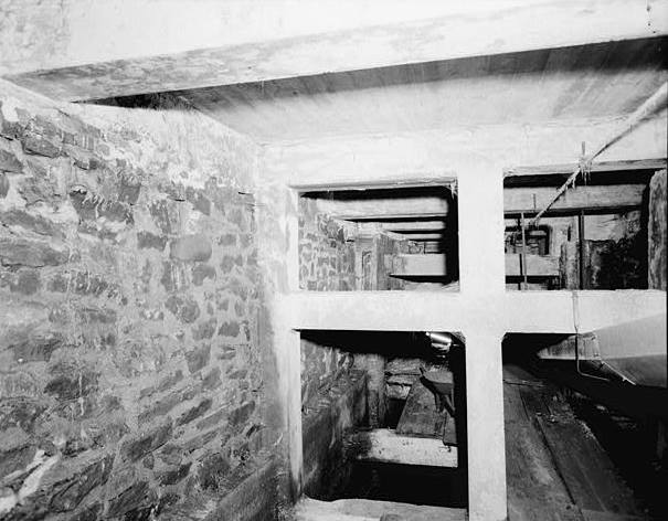 Bomfords Mill, Washington DC 1967 SLUICE SOUTH OF ORIGINAL MILL-WHEEL PIT