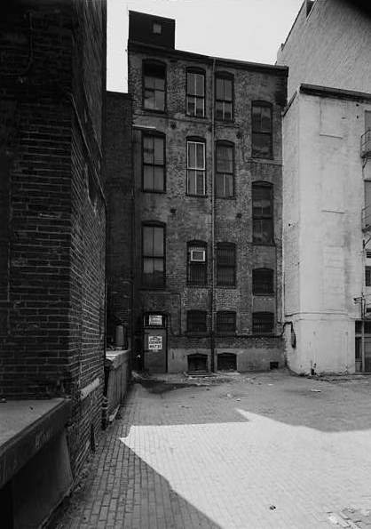 Cullinan Building, Washington DC 1969 EAST ELEVATION (REAR)