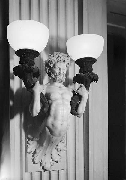 Clarence Moore House (Canadian Chancery), Washington DC 1972 HALL SCONCE, GROUND FLOOR