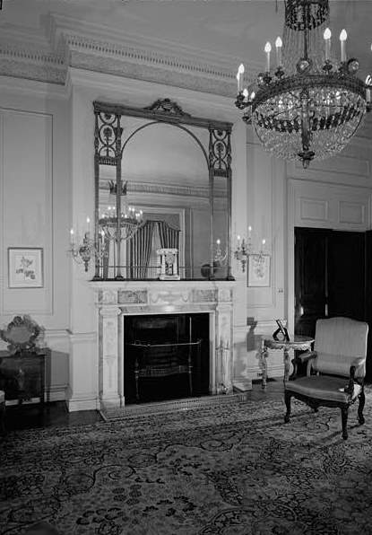 Alexander Stewart House (Embassy of Luxembourg), Washington DC 1970 DRAWING ROOM