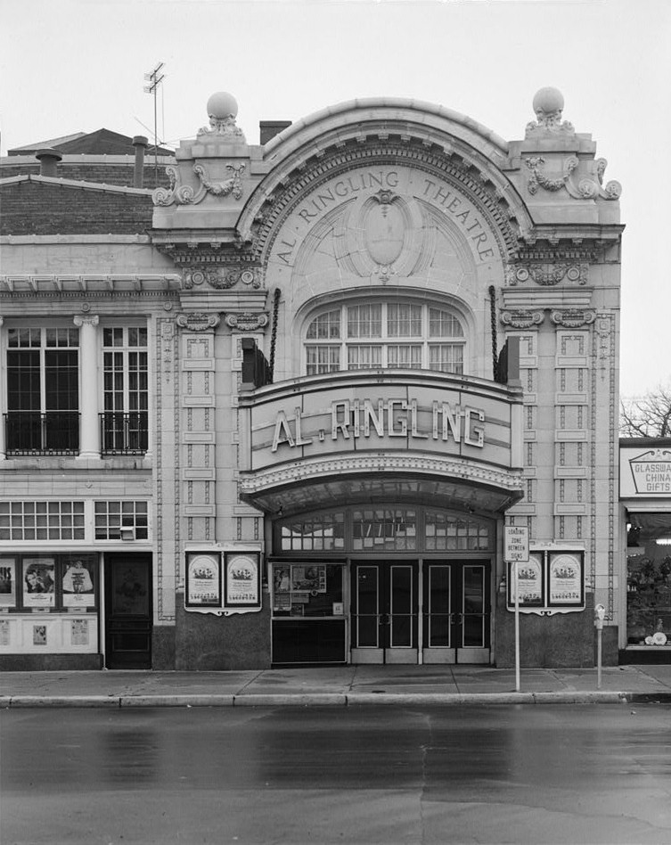 Al. Ringling Theatre, Baraboo Wisconsin Entrance facade