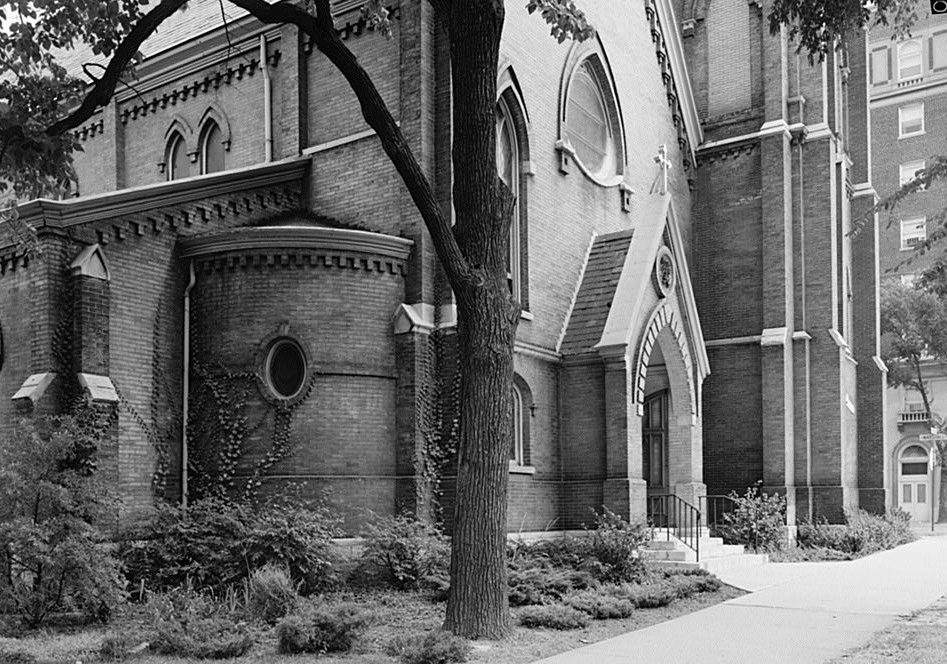 All Saints' Episcopal Cathedral, Milwaukee Wisconsin Detail of south front from west